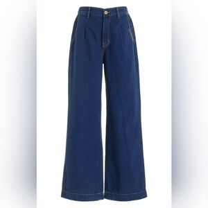 Outland Denim Amelia High Rise Wide Leg Organic Cotton Jeans Size XL